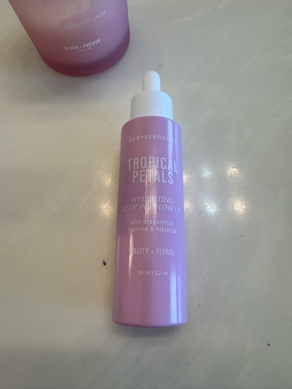 Spa Scentials Tropical Petals Body Oil & Perfume Set 🌸 Hydrating Glow Duo - Picture 3 of 6